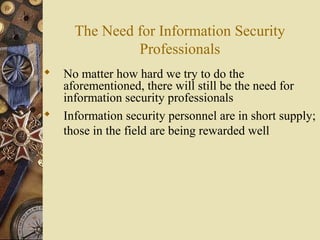 Information security in todays world