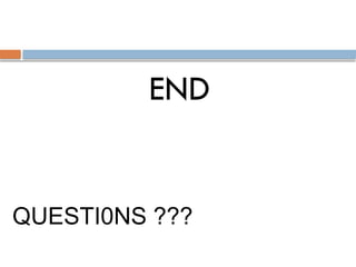 END
QUESTI0NS ???
 