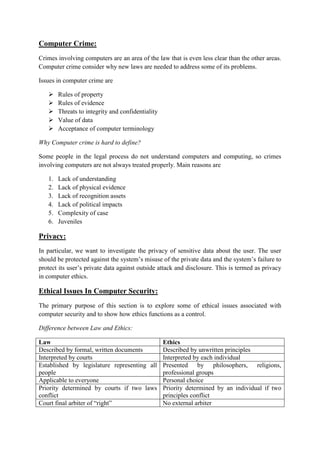 Information Security Lecture Notes | PDF