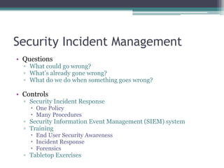 Information Security Management 101 | PDF