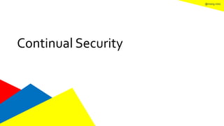 @mang.roisz
Continual Security
 