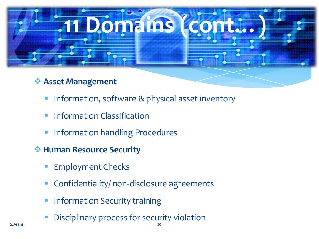 Information security management system