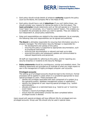 Information security policy how to writing | PDF