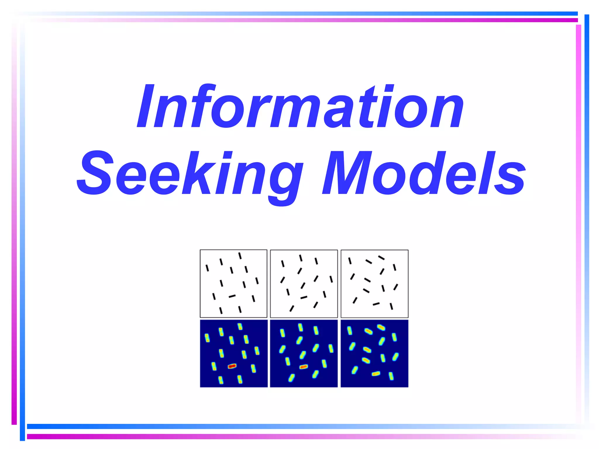 Information Seeking Models 