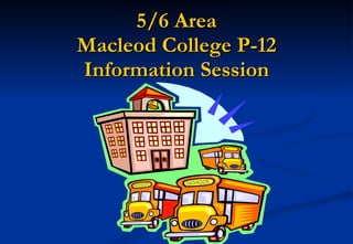 5/6 Area Macleod College P-12 Information Session 