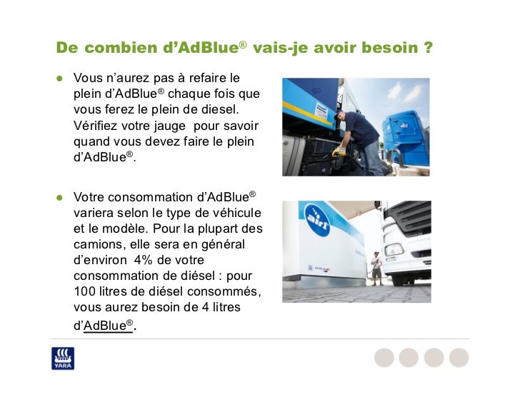 Informations Générales FAQ sur l’AdBlue