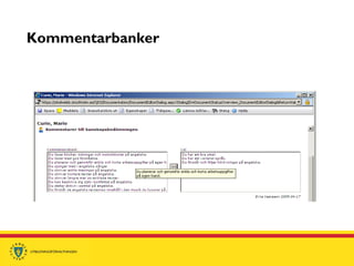 Kommentarbanker
 