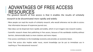 Free Access Programs Information Sources Subscribed and Free access.pptx