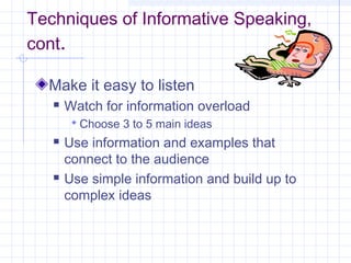 Conversational Informative Example Information speaking | PPT