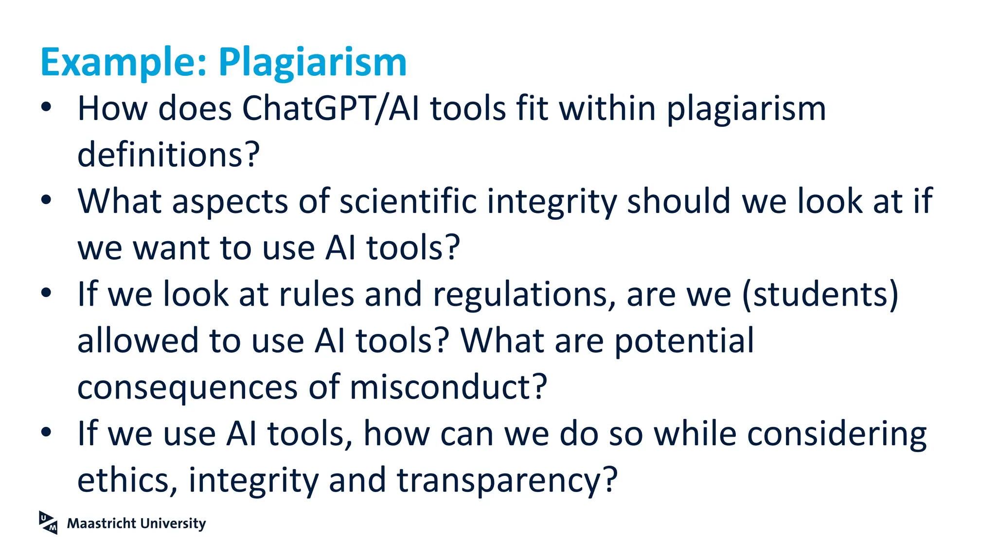 Plagiarism and AI tools: an example of linking information- and digital ...
