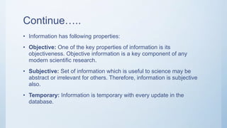 Information system | PPTX