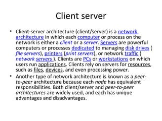 Information system architecture | PPT | Computer Networking | Computing