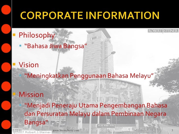 Information System In Dewan Bahasa Dan Pustaka