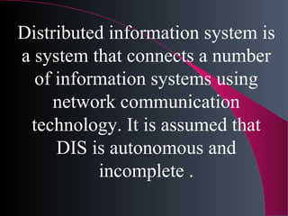 Information systems | PPT