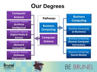 Information systems and computing at brunel university | PPTX