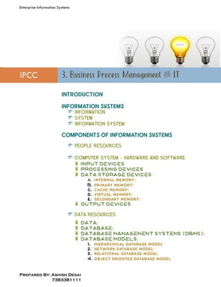 Information systems and its components 1 | PDF