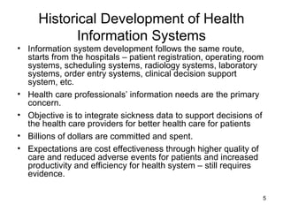Information systems for health decision making - a citizen's ...