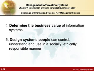 Information systems in global business today in Management information ...