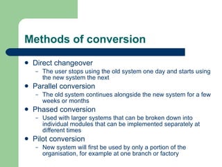 Information systems lifecycle | PPT