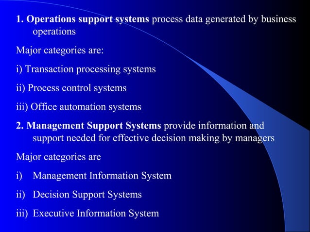 Information systems | PPT