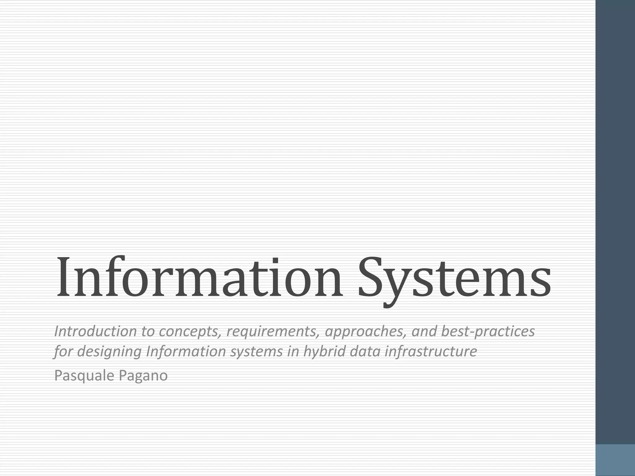 Information Systems | PPT