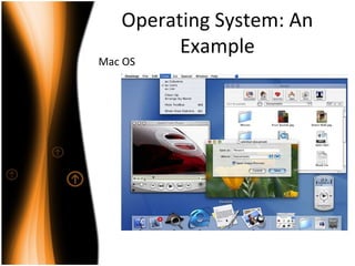 Operating System: An
Example
Mac OS
 