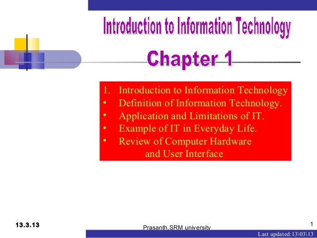 Information technology Information technology