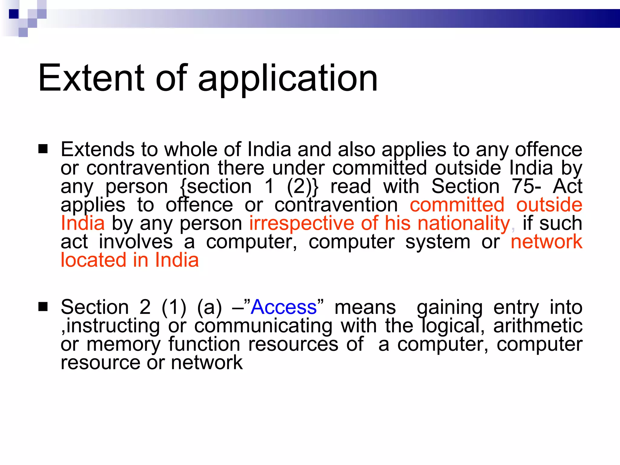Information Technology Act 2000 An Overview | PPT