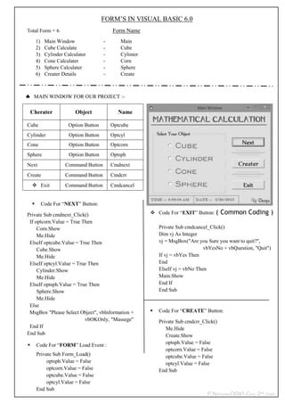 Visual Basic | PDF | Physics | Science