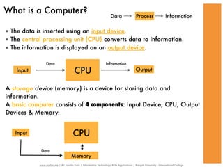 Information technology & its applications - 1 | KEY