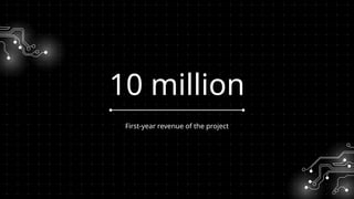 10 million
First-year revenue of the project
 