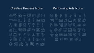 Creative Process Icons Performing Arts Icons
 