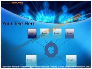 Computer Information Powerpoint Template Information Technology System Powerpoint Template | PPTX