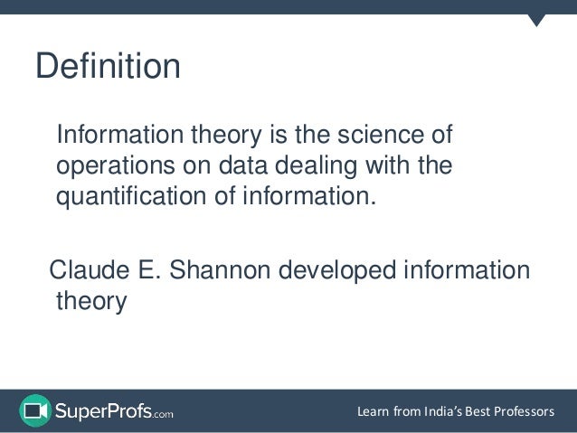 Information Theory
