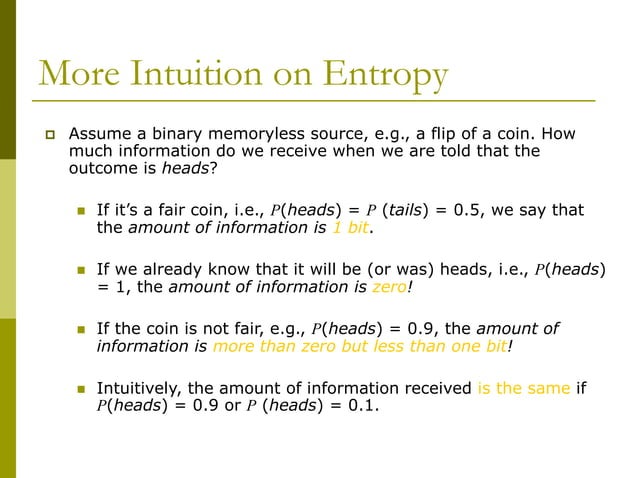 Information Theory 1 Ppt