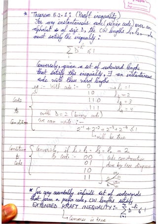 Information Theory and Coding Notes - Akshansh | PDF