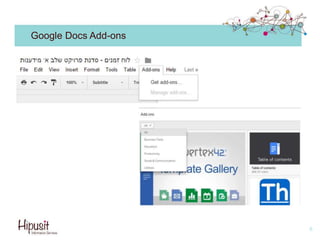Google Docs Add-ons
6
 