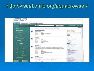 http://visual.onlib.org/aquabrowser/ 