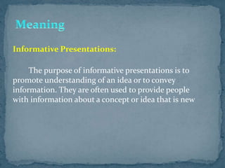 Informative presentation | PPTX | Technology & Computing
