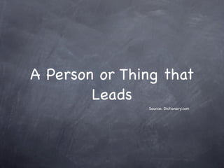 Practical Leadership