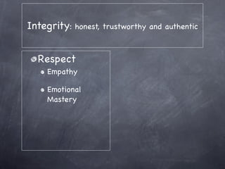 Practical Leadership