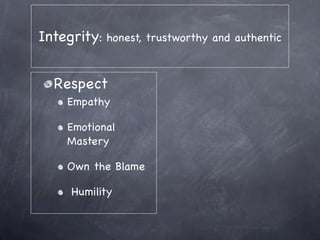 Practical Leadership