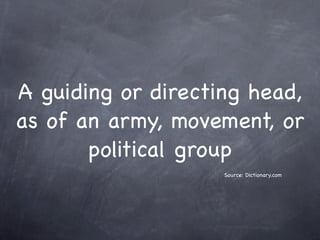 Practical Leadership