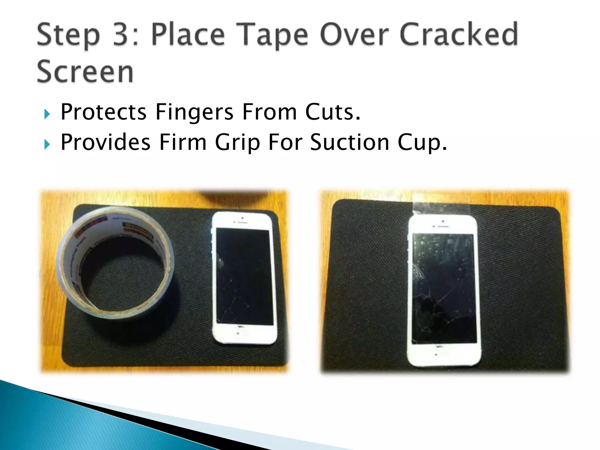  Protects Fingers From Cuts.
 Provides Firm Grip For Suction Cup.
 