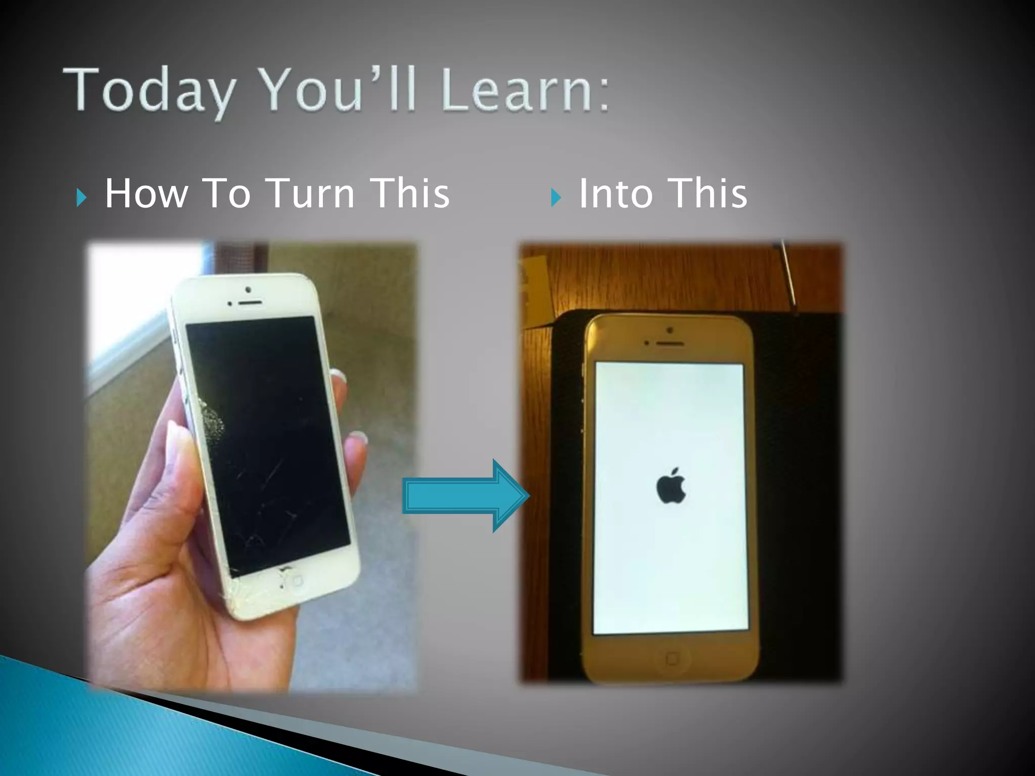  How To Turn This  Into This
 