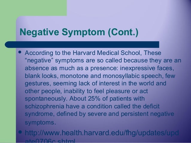 Schizophrenia teaching plan picture