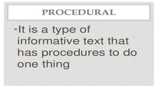 Text To Inform Informative text journalistic and literary text | PPTX