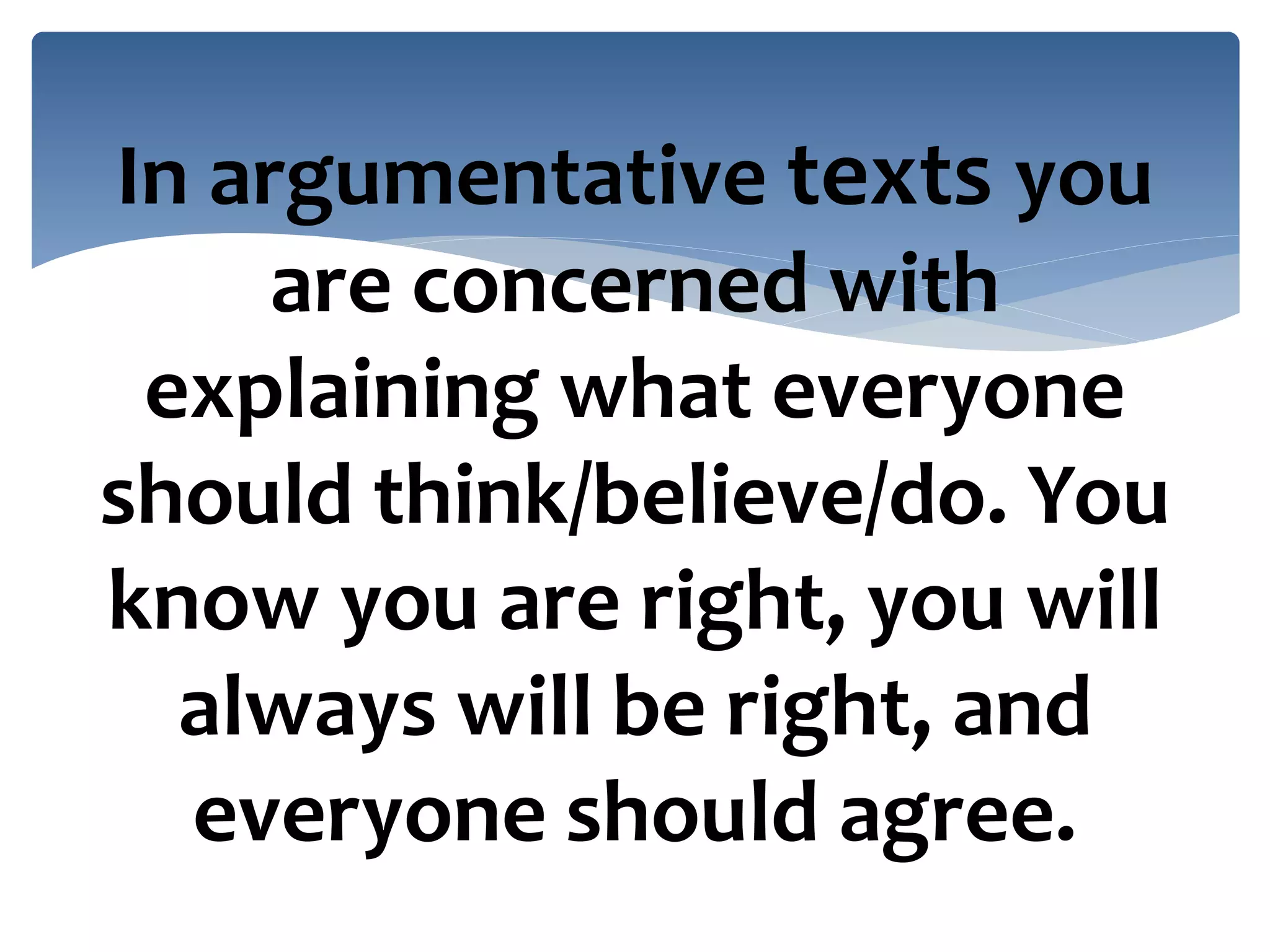 Informative vs argumentative | PPTX