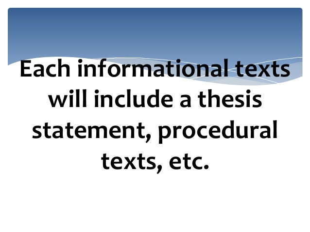 Thesis statement education keywords