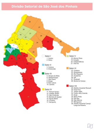 Divisão Setorial de São José dos Pinhais




                                           11
 